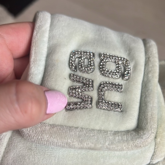 ALEXANDER WANG Lana Crystal Logo Slide Slipper Size 38 = US 8 - Picture 10 of 11